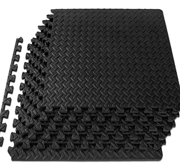 ProsourceFit Puzzle Exercise Mat ½”, EVA Interlocking Foam Floor Tiles for Home Gym, Mat for Home Workout Equipment, Floor Padding for Kids, Available in Packs of 24 SQ FT, 48 SQ FT, 144 SQ FT